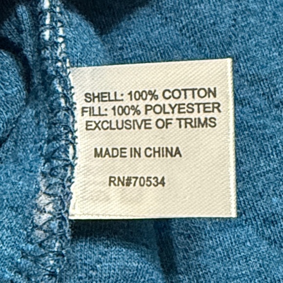 Orvis Fleece Full Zip Puffer Jacket Men’s Sz S Outdoors Hiking Cabincore Casual - Picture 7 of 8